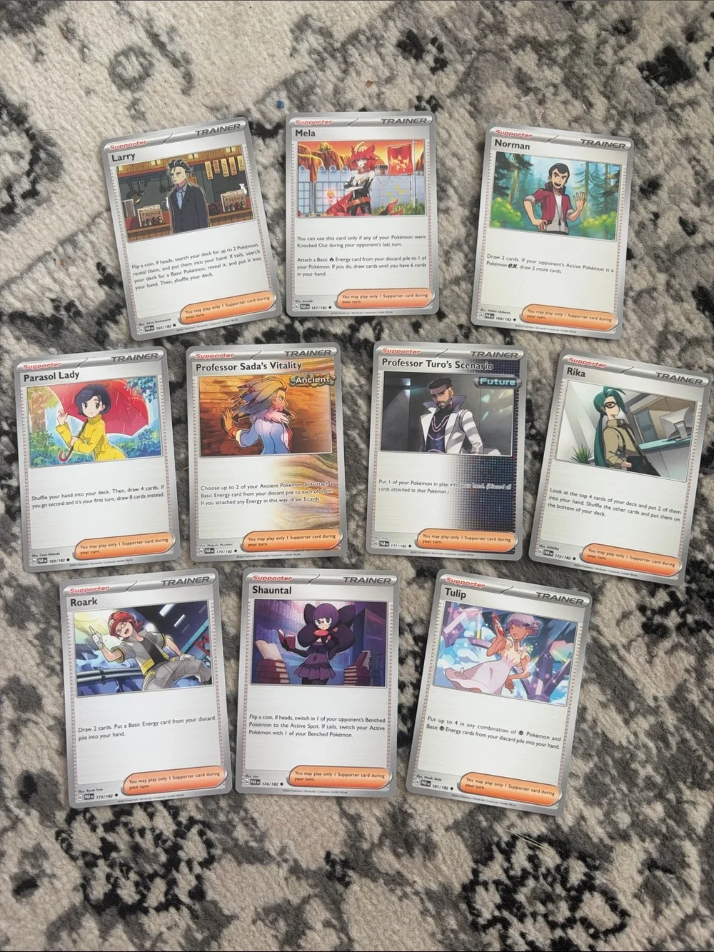 Paradox Rift Complete Supporter Trainer Card Lot | 10 Cards | ✨5/$25✨
